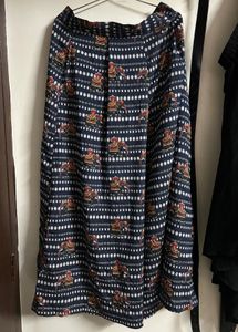 Elephant Print Maxi Skirt