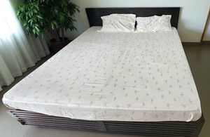 Cotton Bedding Set with Ballet Dancer Print Patter