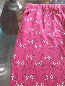 MICKY MOUSE PRINTED PAJAMA FOR GIRLS