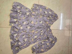 (Price Drop) Fully Flared Floral Frock 🔮💜