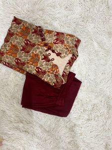 printed kurta and pants