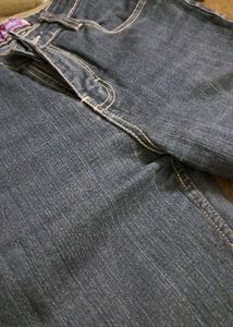 Embroidered Pocket Denim Jeans