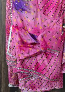 Beautiful Bandhej Print Saree