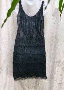 668. Fringe Party Dress