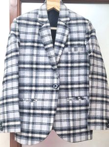 Plaid Blazer