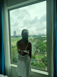 White Sleeveless Slip Dress