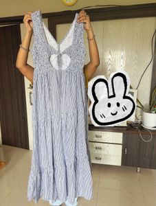 Striped Maxi Dress Size M/L