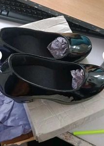 Black Block Heel Pumps