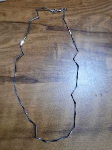 Silver Geometric Necklace