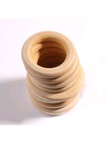 Wooden Round Loop Rings for Art &amp; craft
