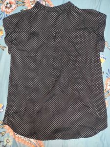 Discount On Westside High Low Polka Dot Top