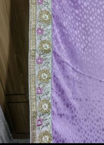 White Embroidered Saree