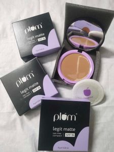 Plum Matte Compact For Dusky Skin Tone