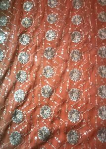 Bahut Hi Pyara Sequence Work Grey And Brown Colou