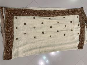 Elegant Embroidered Saree With Blouse For Free
