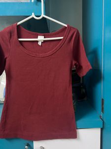 H&M Rust Top For Woman