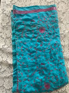 Blue Festive Saree