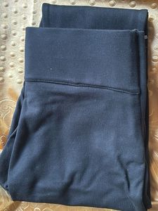 Black Zipper Detail Pants