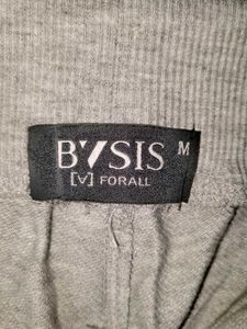 Basis Men Solid Grey Track Pants