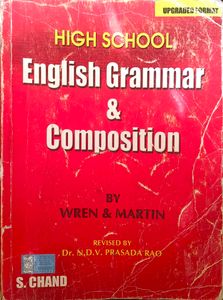 Wren And Martin English Grammar And Composition