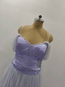 Lavender Tulle Gown