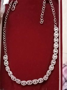 Diomond Necklace With Earrings