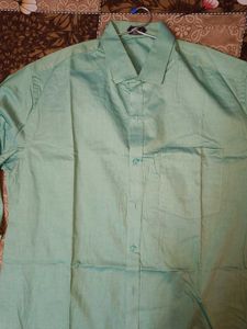 Cotton Green Shirt
