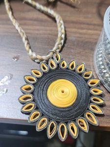 Unique Paper Quilling Necklace
