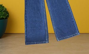 M@39 Size-28 Dark Blue Wide Leg Jeans