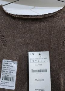 Brown Knit Sweater