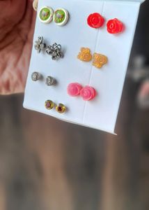 Combo Of Earring Studs For Women(Setof7)