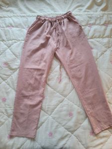 Pink Casual Pants