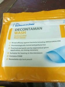 Decontaman Antimicrobial Wash Gloves
