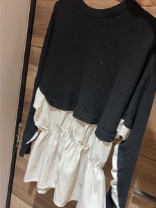 Two-Tone Long Sleeve Top