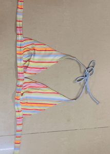 Striped Bikini Top