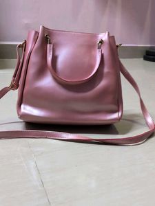 Pink Stylish Handbag-New with tag