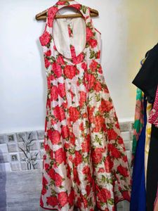 Floral Maxi Dress Chest Size 34-36 inches