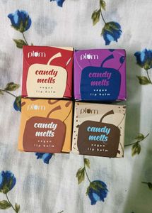 Plum Candy Melts Lip Balm (set of 4)