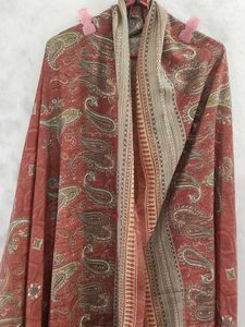 Vintage Paisley Print Shawl