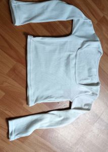 White Long Sleeve Top