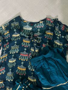 Kurta Plazo Set𐙚