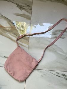 Pink Floral Crossbody Bag