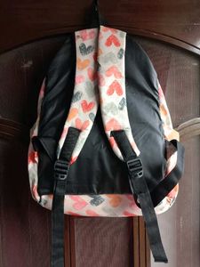 Heart Print Backpack