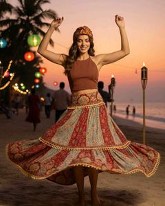 ✨Vintage Suede and Satin Halter Top✨