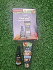 Wow Vitamin C Kit Face Wash And Faceserum Any 1
