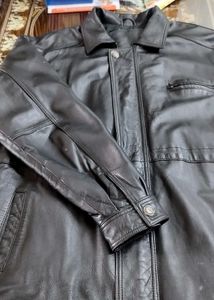 Leather Jacket For Men In Black Colour