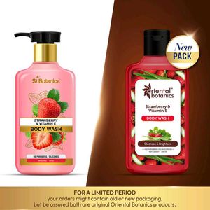 Strawberry &amp; Vitamin E Body Wash 250ml