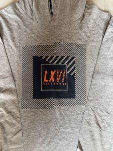 Graphic Print Hoodie T-Shirt