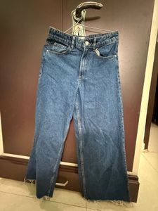 Wide Leg Denim Jeans