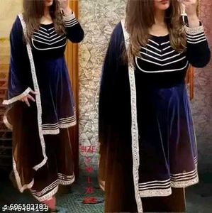 Elegant Maroon Ethnic Gown